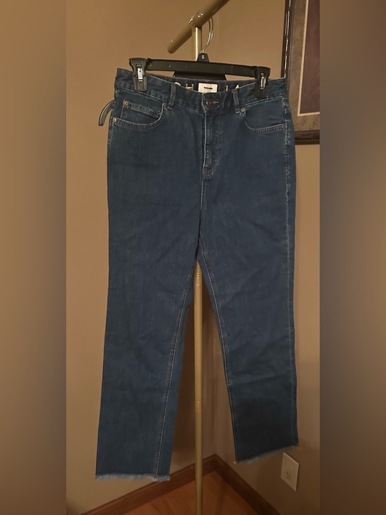 kate spade Denim - Kate Spade Straight-Leg Women's Jeans in Dark Blue Denim